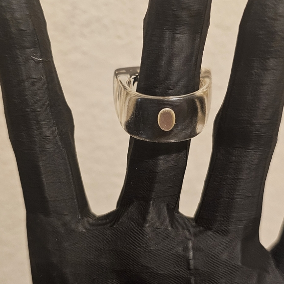 Chanel Lucite CC Logo Crystal Ring - Picture 6 of 8